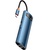 Baseus Metal Gleam Series 8-in-1 Multifunctional Type-C HUB Blue (WKWG000103)