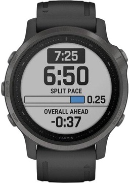Garmin Fenix 6S Carbon Gray DLC with Black Band (010-02159-25)