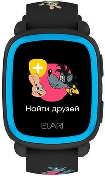 ELARI KidPhone NyPogodi Black с GPS-трекером (KP-NP-BP)