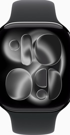 Apple Watch Series 11 GPS + Cellular 46mm Jet Black Alu. Case w. Black S. Band - M/L (MFC44)