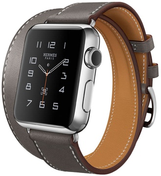 Apple Watch Hermes Double Tour 38mm with Etain Leather Band