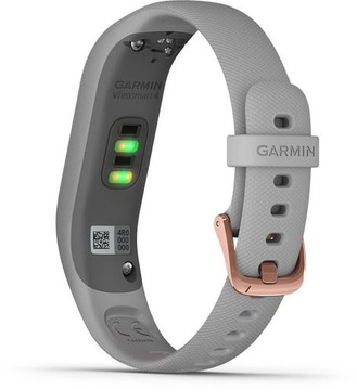 Garmin Vivosmart 4 Gray with Rose Gold Hardware Small/Medium (010-01995-12)