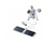 Powertraveller Powermonkey Expedition Hand crank Solarmonkey Silver Full kit