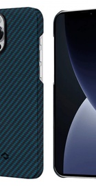 Pitaka MagEZ Case 2 Twill Black/Blue for iPhone 13 Pro Max (KI1308PM)