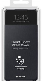 Samsung A525 Galaxy A52 S View Wallet Cover Black (EF-EA525PBEG)