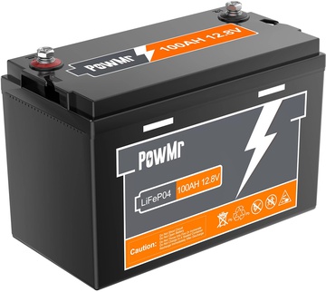 PowMr 100AH 12.8V Lithium Energy Storage Battery (POW-100AH-12.8V)