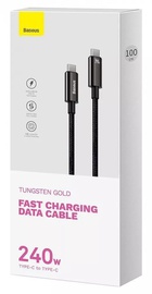 Baseus Tungsten Gold Fast Charging Type-C to Type-C 240W (1m) (CAWJ040001)