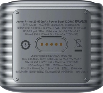 Anker 735 Prime 20000mAh 200W Black (A1336011)