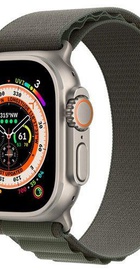 Apple Alpine Loop Band Small for Watch 42mm/44mm/45mm/49mm Green (MQE23)
