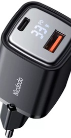 Mcdodo 33W (USB-C PD+QC3.0 LED) Black (CH-1701)