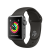 Apple Watch 38mm Series 3 GPS Space Gray Aluminum Case with Gray Sport Band (MR352)