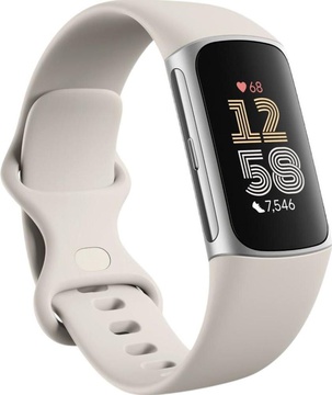 Fitbit Charge 6 Porcelain / Silver Aluminum