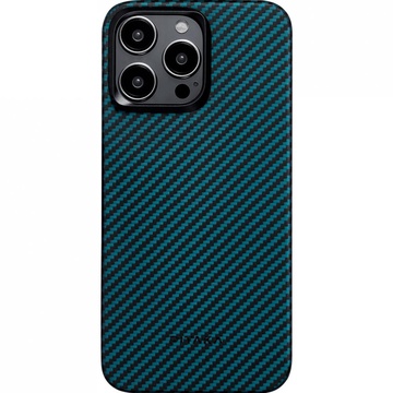 Pitaka MagEZ Case 4 Twill 1500D Black/Blue for iPhone 15 (KI1508)