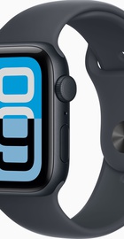 Apple Watch SE 3 GPS + Cellular 44mm Midnight Alu. Case w. Midnight S. Band - M/L (MEPJ4)