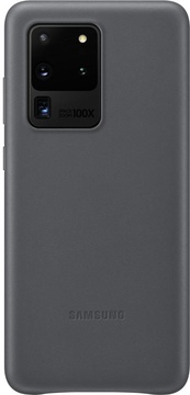 Samsung G988 Galaxy S20 Ultra Leather Cover Gray (EF-VG988LJEG)