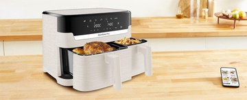 Tefal Dual Easy Fry Essential White EY901AE0