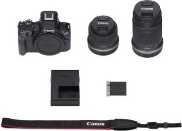 Canon EOS R50 kit RF-S 18-45mm IS STM + RF-S 55-210mm IS STM Black (5811C034)