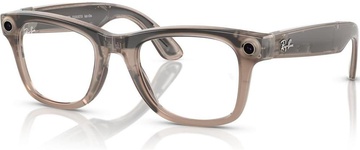Ray-Ban Meta Wayfarer Standard - Clear / Watermelon Red Transitions (RW4006 6705P5 50-22)