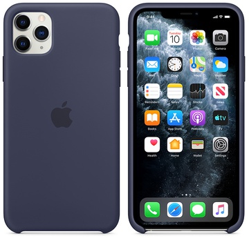 Apple iPhone 11 Pro Max Silicone Case - Midnight Blue (MWYW2)