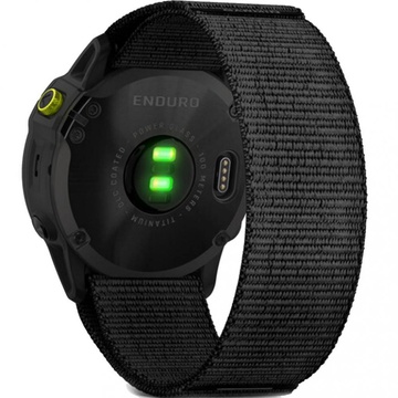 Garmin Enduro Black DLC Titanium with Black UltraFit Nylon Strap (010-02408-01)