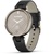 Garmin Lily Cream Gold Bezel with Black Case and Italian Leather Band (010-02384-B1)