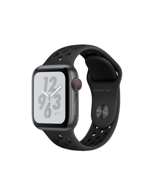 Apple Watch Nike+ Series 4 GPS + Cellular 40mm Space Gray Aluminum Case with Anthracite/Black Nike Sport Band (MTX82, MTXG2)