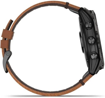 Garmin Epix Pro Gen 2 Sapphire 51mm Carbon G. DLC Tit. with Chestnut L. Band (010-02804-30)