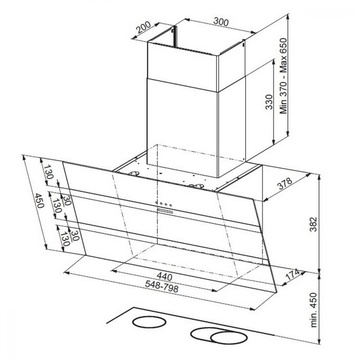 Faber Steelmax Ev8 Led Wh A55 (330.0538.525)