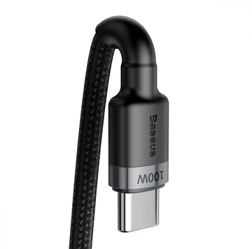 Baseus Cafule Type-C to Type-C PD 2.0 100W (2m) Black