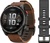 Garmin Fenix 8 Pro 47 mm AMOLED Carbon Gray DLC Titanium with Chestnut Leather Band (010-03198-40)