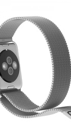 Apple Watch 38mm Stainless Steel Case with Milanese Loop (MJ322)