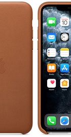 Apple iPhone 11 Pro Leather Case Saddle Brown (high copy)