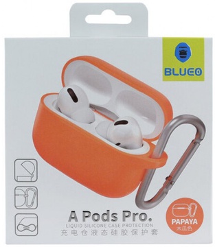 Blueo Liquid Silicone Case Airpods Pro 2 Papaya