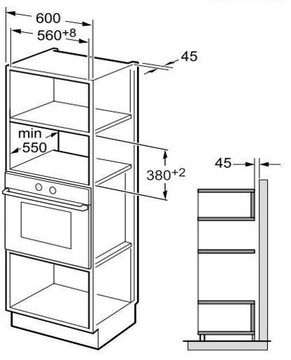 Amica AMMB25E2SGW