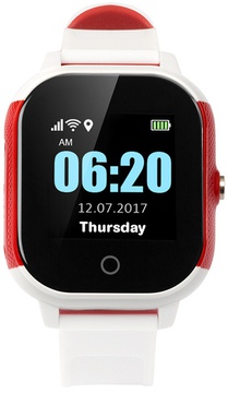 Lemfo DF50 Ellipse Aqua с GPS трекером (Бело-красный)