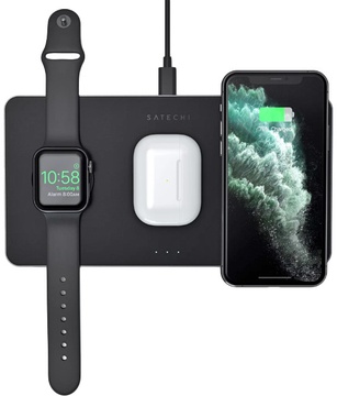 Satechi Trio Wireless Charging Pad Space Grey (ST-X3TWCPM)