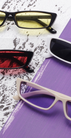 TOYEARN Rectangle Sexy Ladies Cat Eye Sunglasses Women 2018 (C01 Black frame/Grey Glasses)