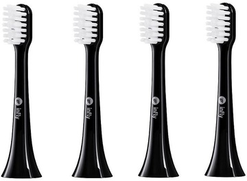 Infly Toothbrush Head for PT02 Black (4 pcs)