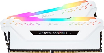 Corsair 16 GB (2x8GB) DDR4 3200 MHz Vengeance RGB Pro White (CMW16GX4M2C3200C16W)