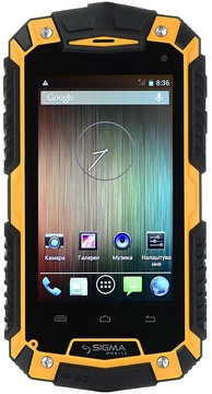 Sigma mobile X-treme PQ16 Black/Orange (UA UCRF)