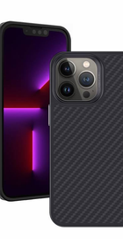Blueo Aramid Fiber Anti-Drop Case for iPhone 13 Pro with MagSafe Black