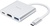 Hoco HB14 Easy to use Hub (USB3.0, HDMI, PD) Silver