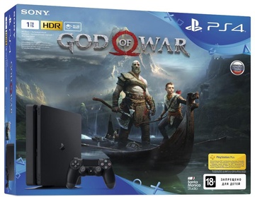 Sony PlayStation 4 1Tb Slim (PS4 Slim) + God of War