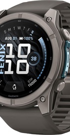 Garmin Fenix 9 51mm Titanium with Pebble Gray Silicone Band (010-04763-00/01)