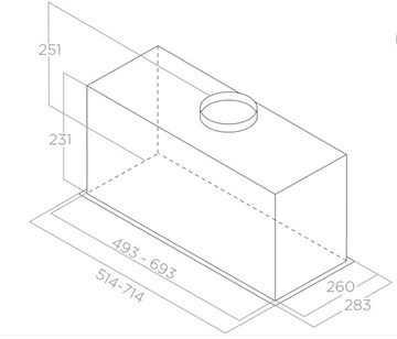 Elica FOLD BL MAT/A/72