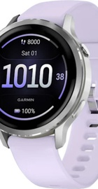 Garmin Venu 4 41 mm Silver with Periwinkle Silicone Band (010-03013-01)
