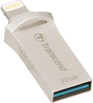 Transcend 32 GB USB 3.1/Lightning JetDrive Go 500 Silver (TS32GJDG500S)