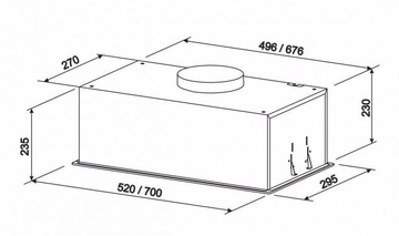 Eleyus INTEGRA 1200 LED 70 BL