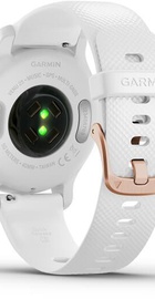 Garmin Venu 2S Rose Gold Bezel with White Case and Silicone Band (010-02429-13)