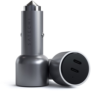Satechi 40W Dual USB-C PD Car Charger Space Gray (ST- U2C40CCM)